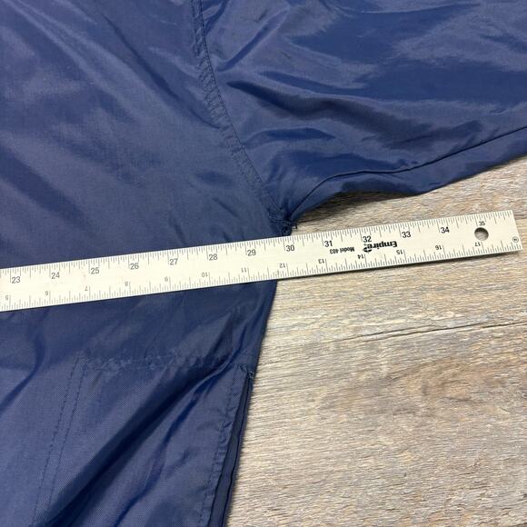 Vintage‎ 90s Pro Player Cleveland Indians Blue Mens XL V-Neck Windbreaker Jacket - Picture 10 of 12